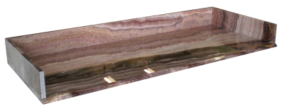 Red Onyx Vanity and Backsplashes Red Onyx Vanity and Backsplashes