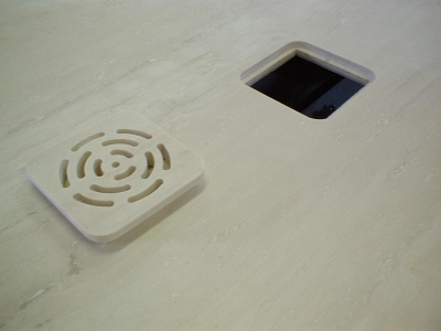 Travertine Drain Strainer Travertine Drain Strainer