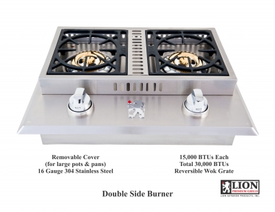 Lion Double Side Burner
