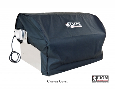 Lion Canvas BBQ Grill Cover Lion Canvas BBQ Grill Cover