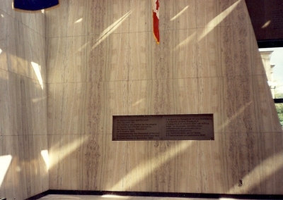 Bookmatched wall cladding Bookmatched wall cladding