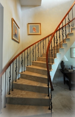 Travertine staircase Travertine staircase